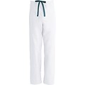 ComfortEase™ Unisex Reversible Drawstring Scrub Pants, White, MDL-CC, Large, Reg Length