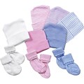 Medline Infant Head Warmers, Pink Stripe, 50/Pack