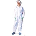 Medline Classic Breathable Coveralls; White, XL, 25/Case