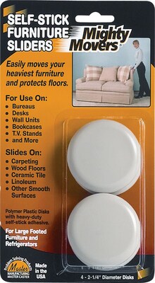 Mighty Mite Furniture Sliders, 4 Pack