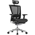 nefil Pro Smart Motion Mesh Managers Chair; Adjustable Arms, Black