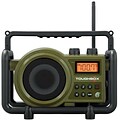 Sangean TB100S Army Green Utility/Worksite Radio w/ AM/FM Ultra Rugged Digital Tuning