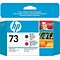 HP 73 Black Matte/Chromatic Red Printhead Cartridge