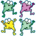 D.J. Inkers Colorful Froggies Shape Stickers