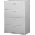 Lorell Lateral File, Light Gray