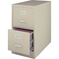 Lorell Vertical File Cabinet, Putty
