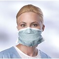 Medline N95 Flat Fold Adjustable Particulate Respirator Masks, White/Green, 210/Pack