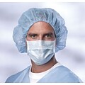 Medline Tissue Basic Procedure Face Masks with Earloops, Blue, 300/Pack