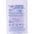 SensiCare® Stretch Powder-free Latex-free Vinyl Exam Gloves, Beige, Small, 9 L, 400/Pack