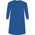 Prevention™ Plus Impervious Surgical Gowns, Blue, Large, Extra Long, Hook and Loop, 24/Pack