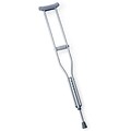 Medline Standard Aluminum Crutches, Adult, 8/Pack