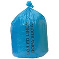 Medline Soiled Linen Liners; 33 Gallon, Blue, 29 L x 43 W, 200/Pack