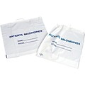 Medline Patch Handle Patient Belonging Bags, White, 250/Pack