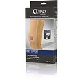 Curad® Knee Support with Cartilage Pads, Beige, XL, Retail Packaging, 4/Pack