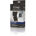 Curad® Open Patella Knee Supports, Black, Small, Each