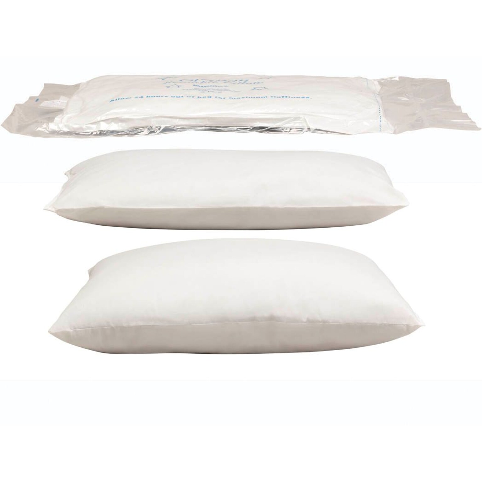 Ovation® Series Pillows, White, 24L x 18W, 16 oz, 2/Pack
