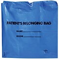 Medline Drawstring Patient Belonging Bags, White, 250/Pack