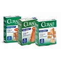 Curad® Flex-Fabric™ Adhesive Bandages; Brown, 3 L x 3/4 W, 30 Count, 24/Pack