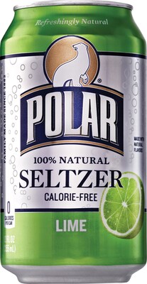 Polar® Lime Seltzer, 12 oz. Cans, 24/Pack