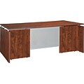 Lorell Ascent Rectangular Executive Desk, Cherry