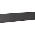Lorell Essentials Hutch Tack Board; Black, 16.5 x 69