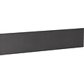 Lorell Essentials Hutch Tack Board; Black, 16.5 x 56.8