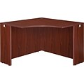 Lorell Essentials Corner Desk, Mahogany