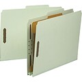 Nature Saver Classification File Folder; Gray/Green, 10/Box