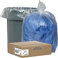 Nature Saver Recycled Low Density Trash Bags, 60 Gallon, Extra Heavy, 100/Carton