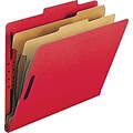 Nature Saver Classification Folder; Red, 10/Box
