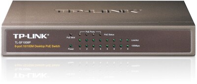 TP-LINK® TL-SF1008P Ethernet Switch; 8 Ports