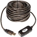 Tripp Lite U026-10M USB2.0 A/A Hi-Speed Active Extension/Repeater Cable; 33