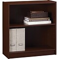 Ameriwood Hayden 2-Shelf 30H Bookcase, Cherry (9613016P)