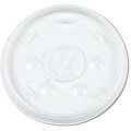 Dart Straw Slot Lids, 16 oz., Clear, 1000/Carton (16SL)