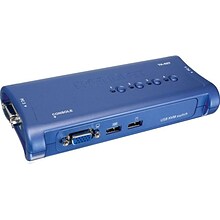 TRENDNET TK-407K USB KVM Switch Kit; 4 Ports