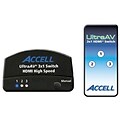 ACCELL K072C-009B UltraAV 3x1 HDMI Switch