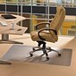 Floortex Cleartex Advantagemat Carpet Chair Mat, 45" x 53'', Low-Pile, Clear (PF1113425EV)