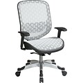 Office Star Space® Executive Office Chair with Flow-Thru Technology, White