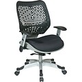 Office Star Space® REVV® Series Fabric Self Adjusting SpaceFlex® Back Managers Chair, Black