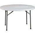 Office Star WorkSmart™ 48 Resin Round Multi Purpose Table, Light Gray