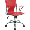 Office Star Avenue Six® Fabric Dorado Office Chair, Red