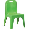 Flash Furniture Stackable School Chair with 11 Seat Height, Green