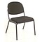 Raynor Eurotech Dakota Fabric Guest Chair, Armless, Black, 2/Carton (8014-BLK)