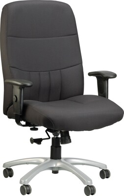 Raynor Eurotech Excelsior Fabric Big and Tall Managers Chair, Black (BM90000-BLK)