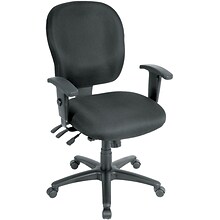 Raynor Eurotech 4 x 4 XL Fabric Ergonomic High-Back Task Chair, Black (FM4080-BLK)