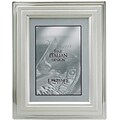 4x6 Metal Picture Frame Silver-Plated Step