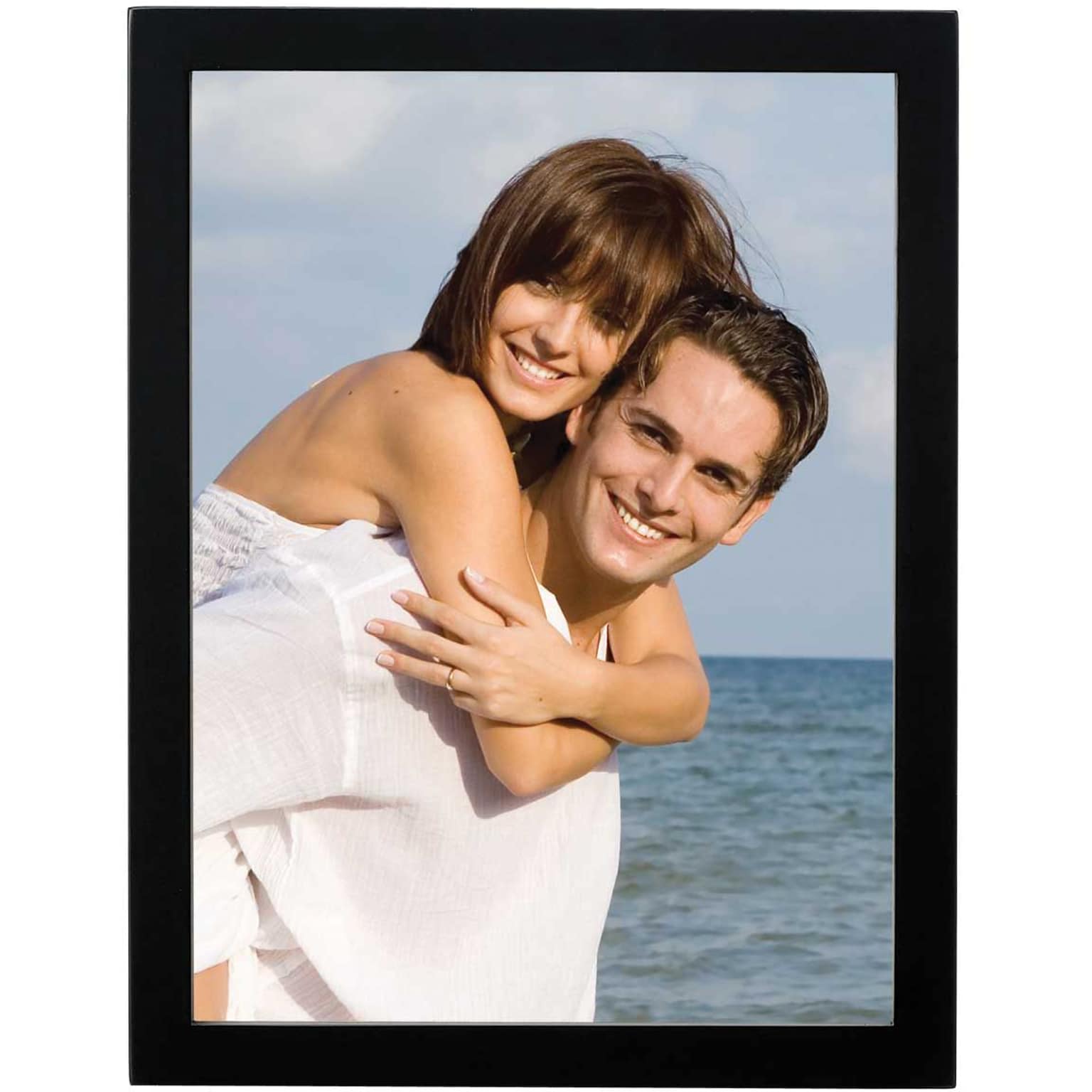 Lawrence Frames Gallery Collection 8 x 10 Wood Picture Frame, Black (755580)