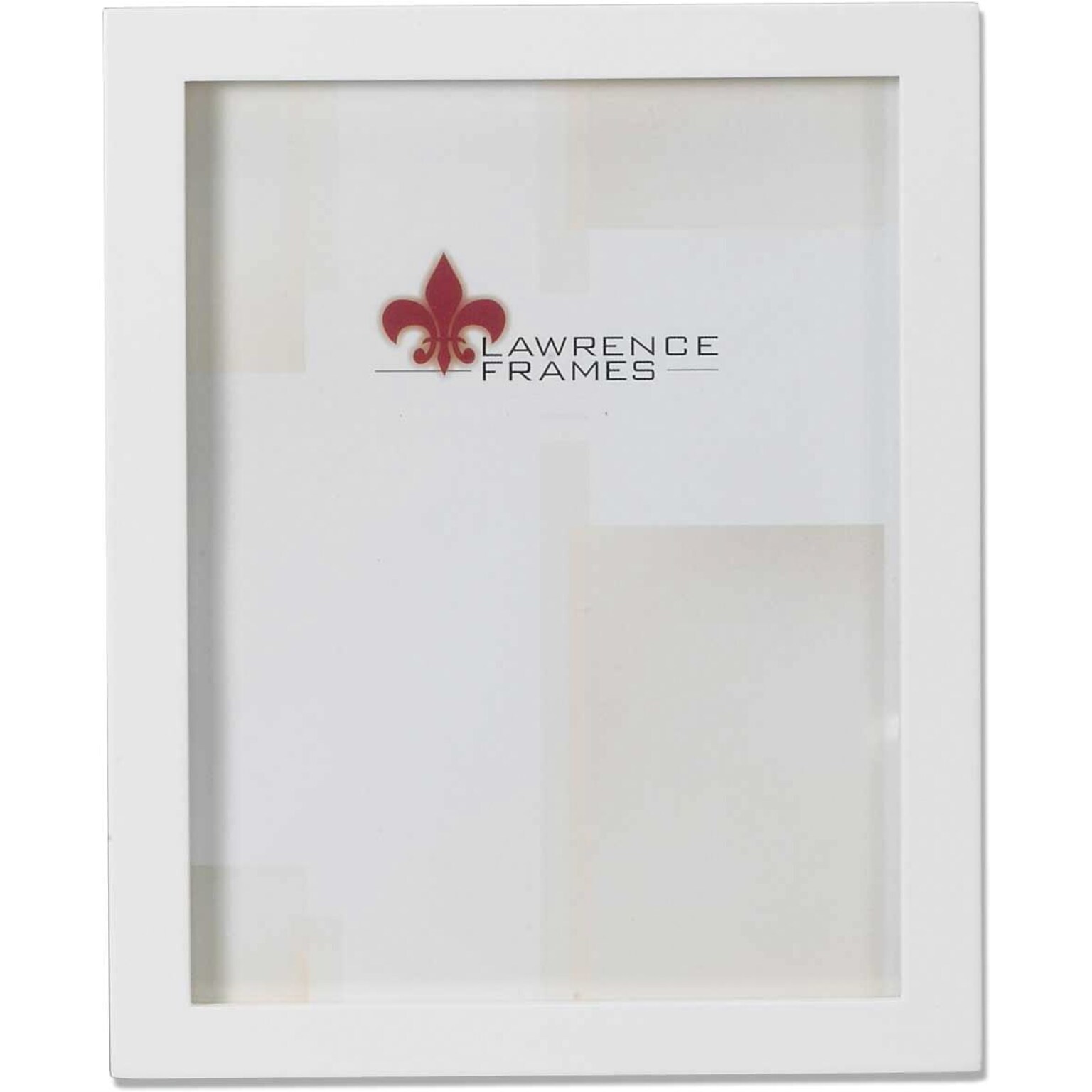 Lawrence Frames 8 x 10 Studio Wood White Picture Frame (755880)