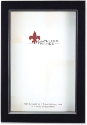 Lawrence Frames 4 x 6 Wood Black Shadow Box Picture Frame (795046)