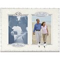 50th Anniversary with 2 - 4x6 Openings Picture Frame